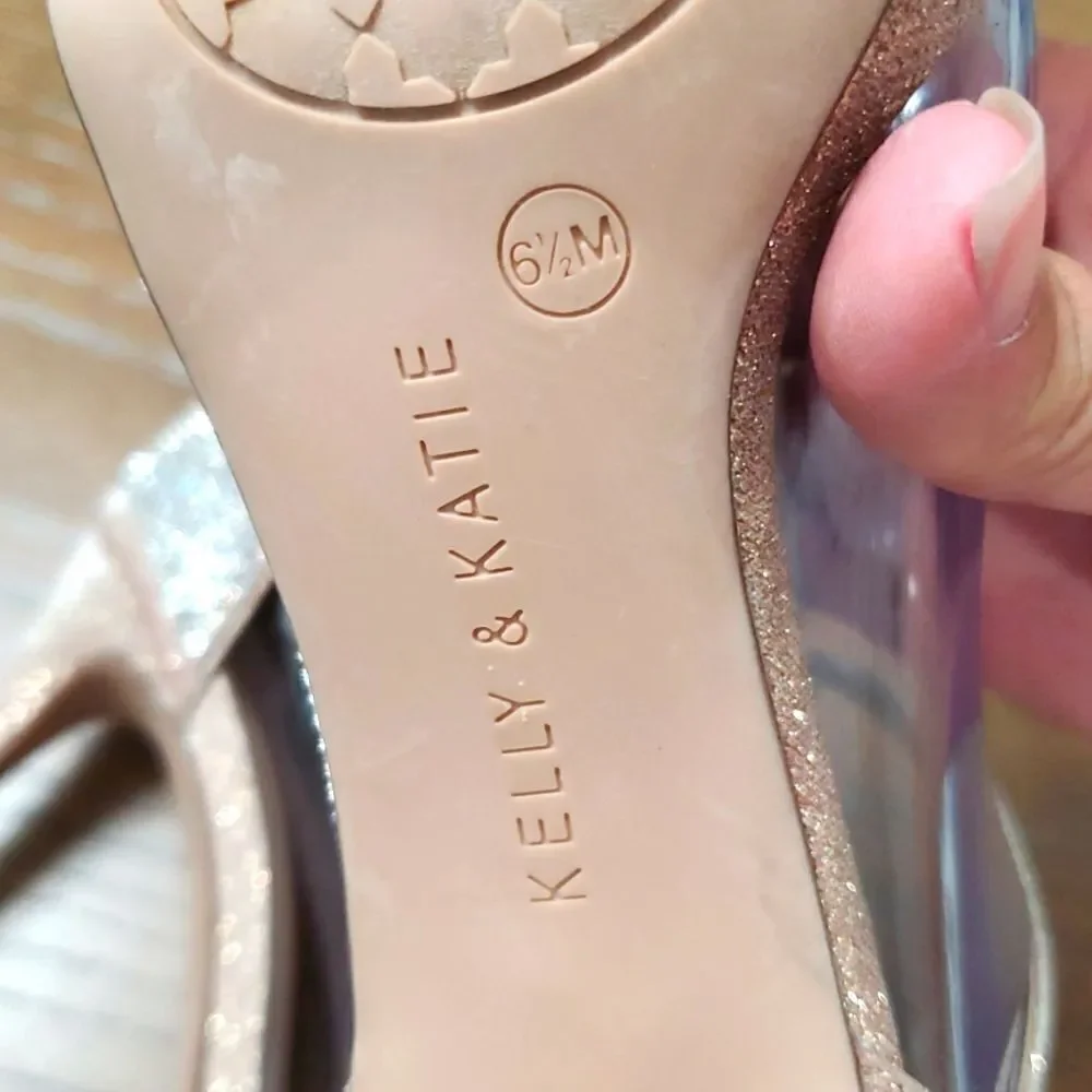 Kelly & Katie Conradd Platform Rhinestone Sandal, Size 6.5